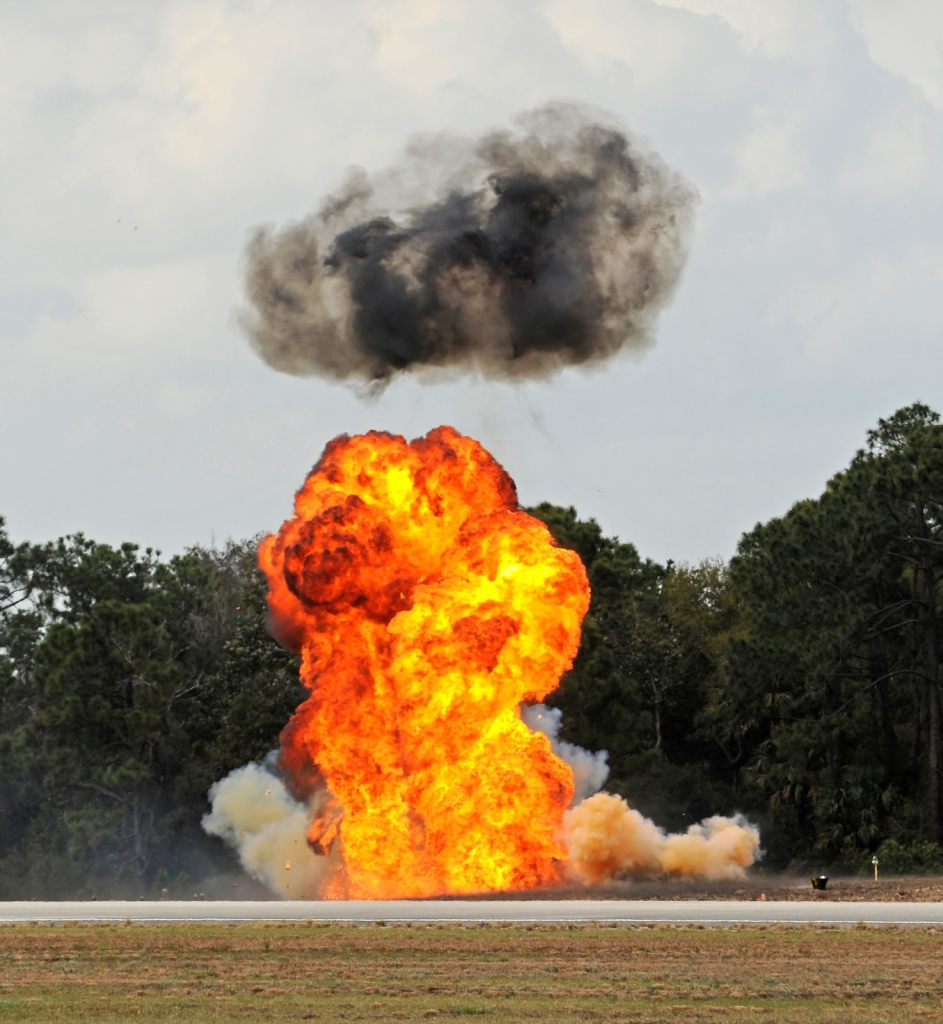 Wirkt auch im Horrorfilm: die Explosion. 