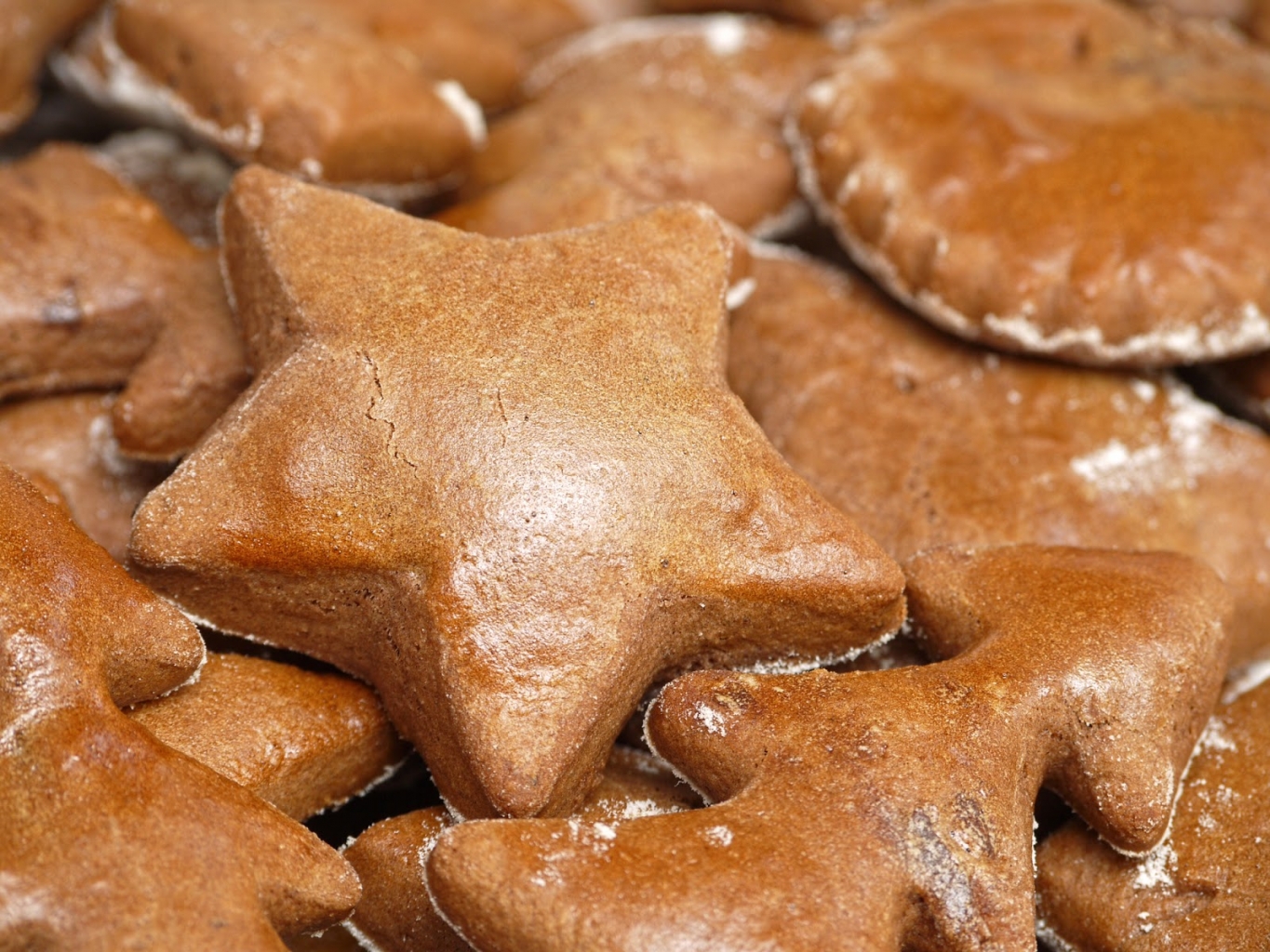 Ein Nürnberger Klassiker: leckere Lebkuchen in allen Formen und Sorten. 